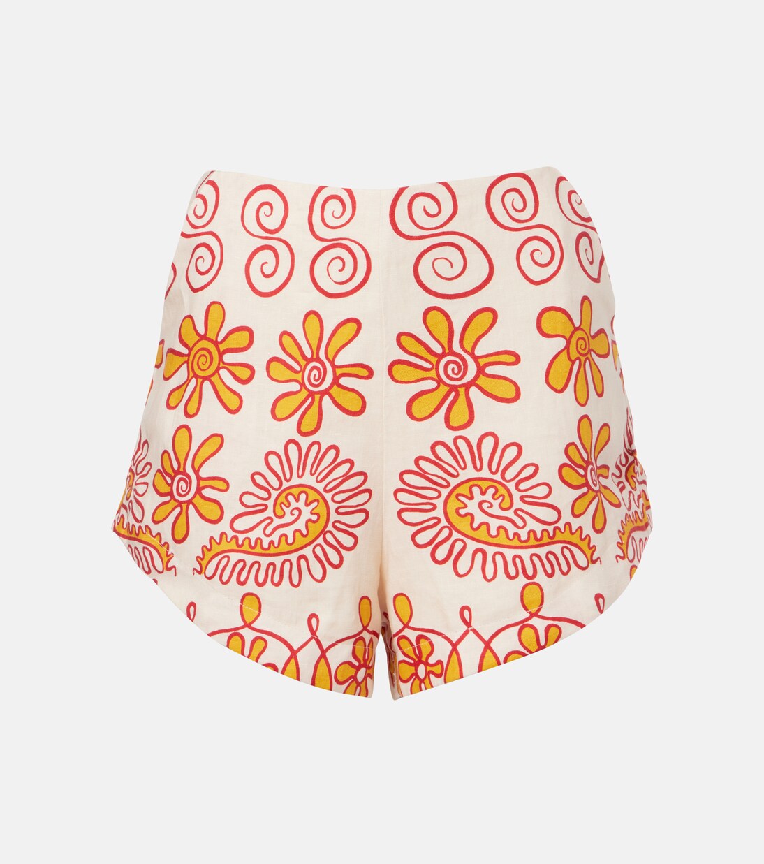 Shorts Bahamas de lino estampados | Cala de la Cruz
