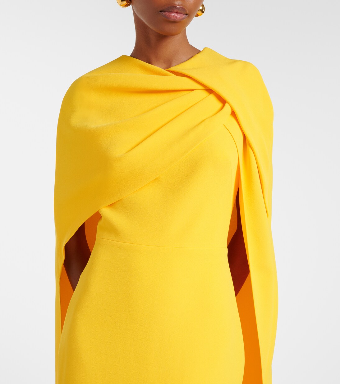 Cocktailkleid Oria Lupine aus Crêpe | Safiyaa