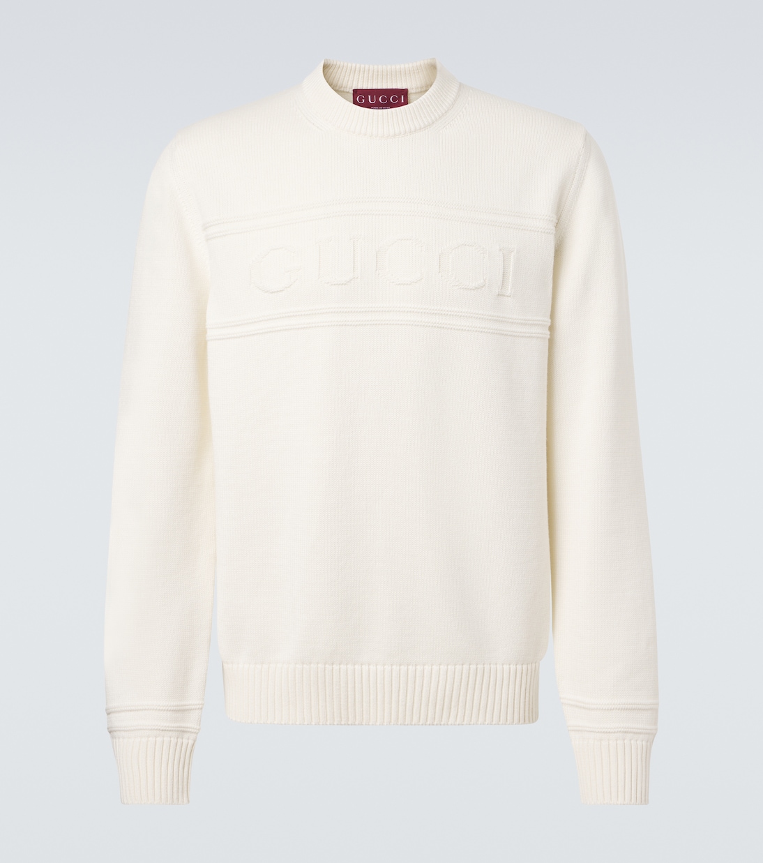 Logo cotton and wool sweater | Gucci