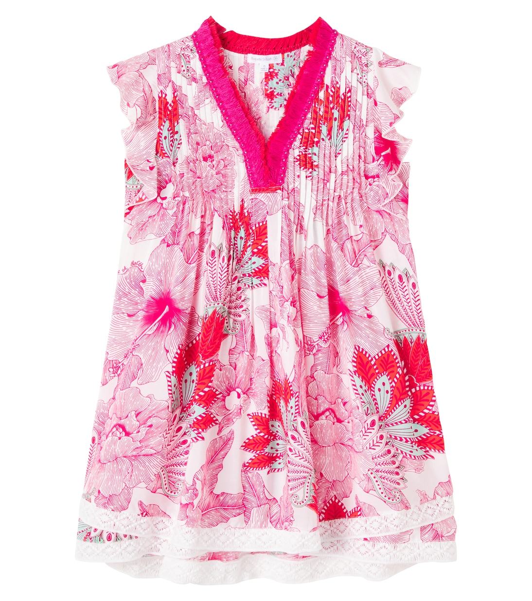 Bedrucktes Kleid Sasha  | Poupette St Barth Kids