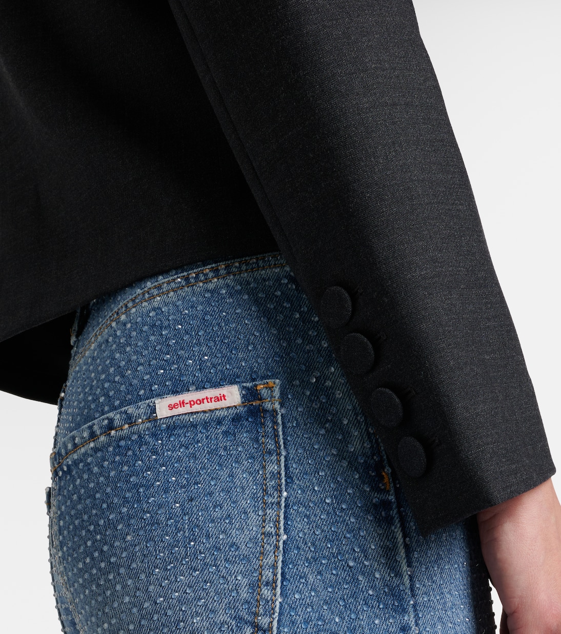 Cropped-Blazer | Self-Portrait