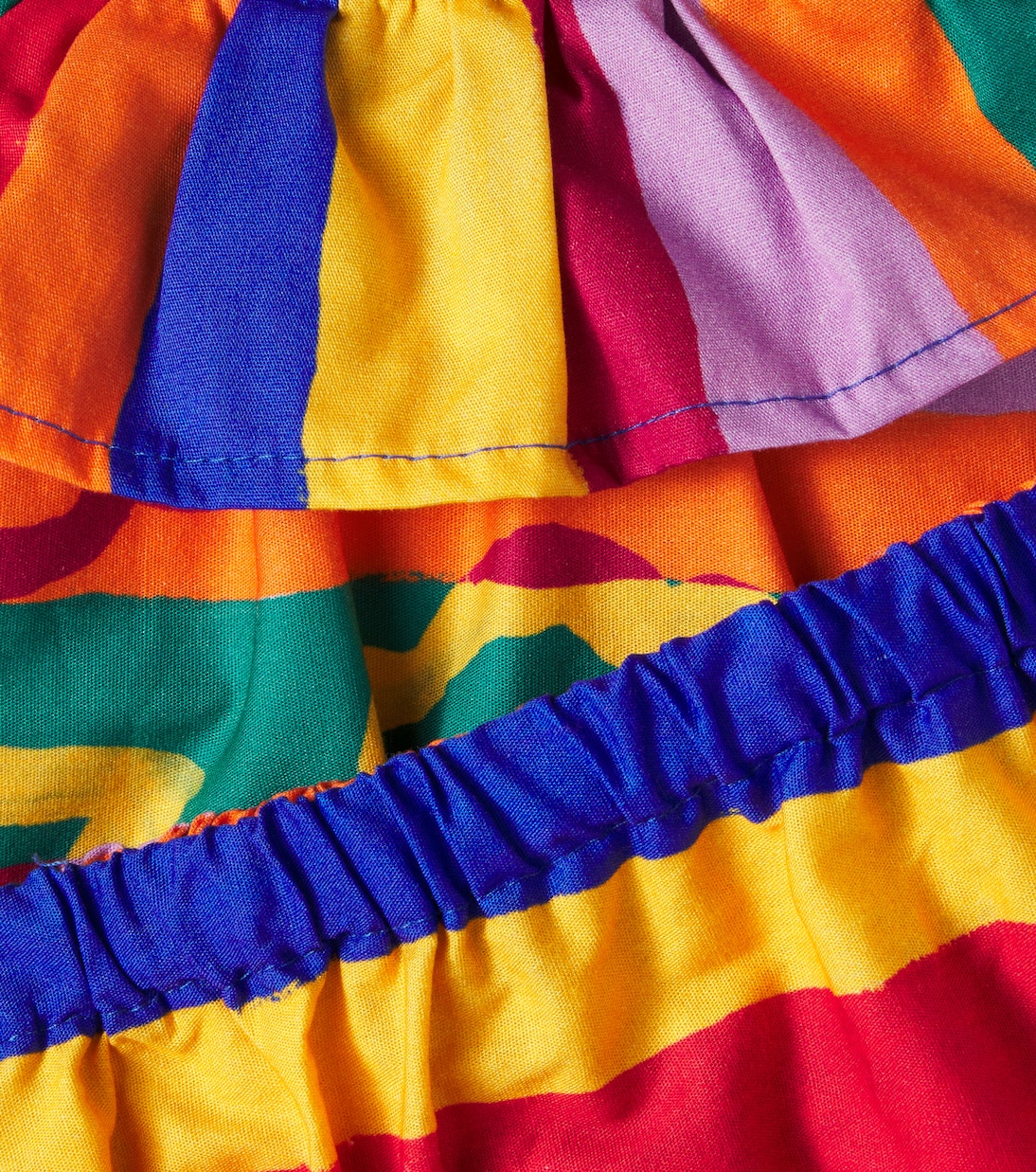 Baby striped cotton dress and bloomers set | Fábula