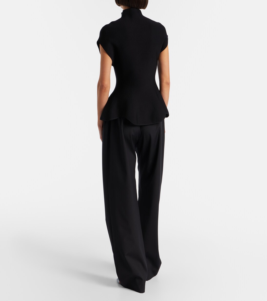 Rohen virgin wool wide-leg pants | Khaite