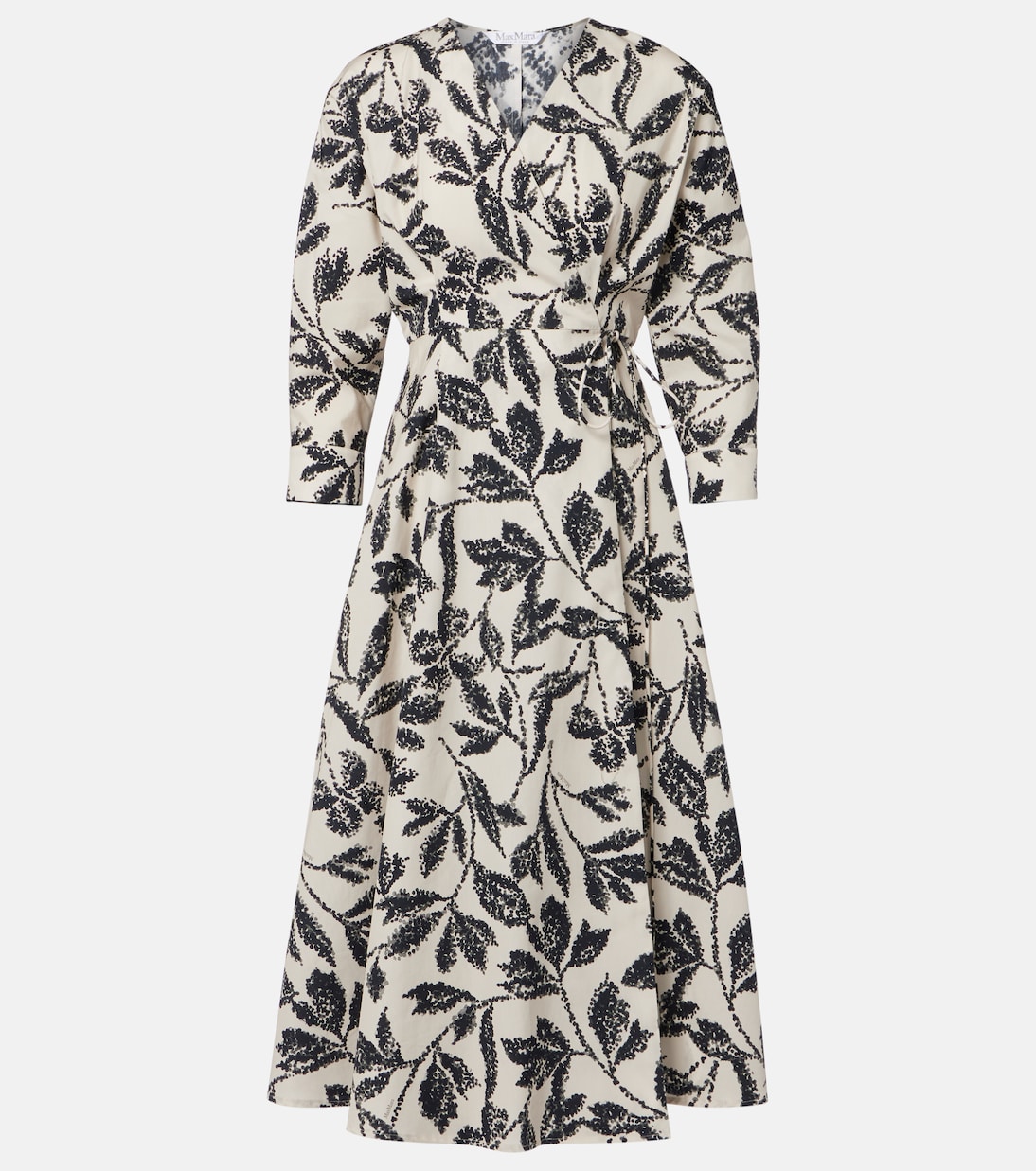 Camino printed cotton wrap dress | Max Mara