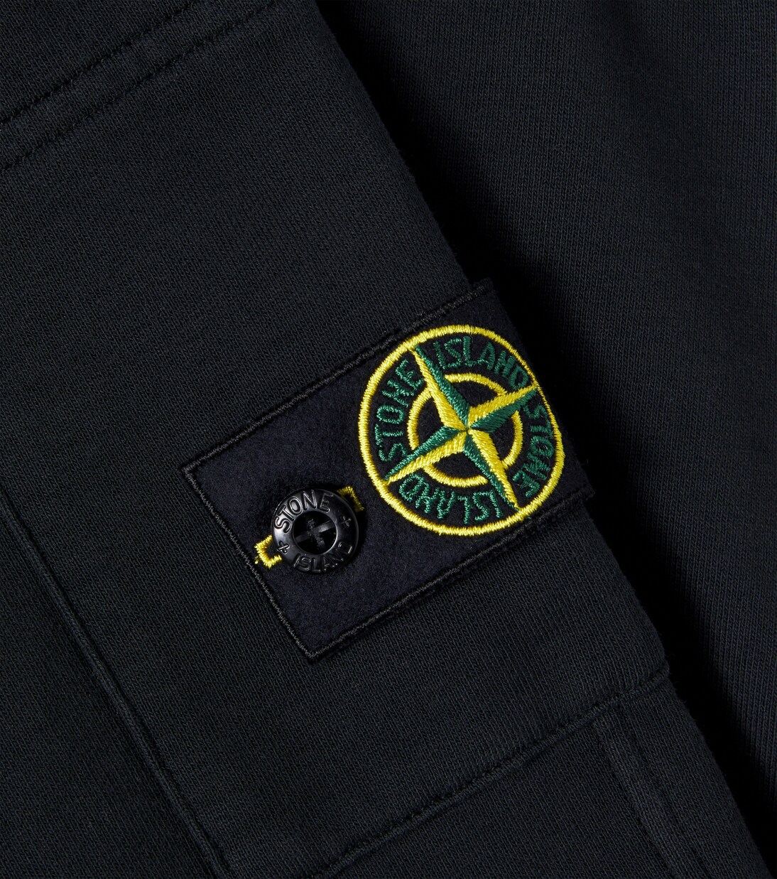 Compass cotton jersey sweatpants | Stone Island Junior