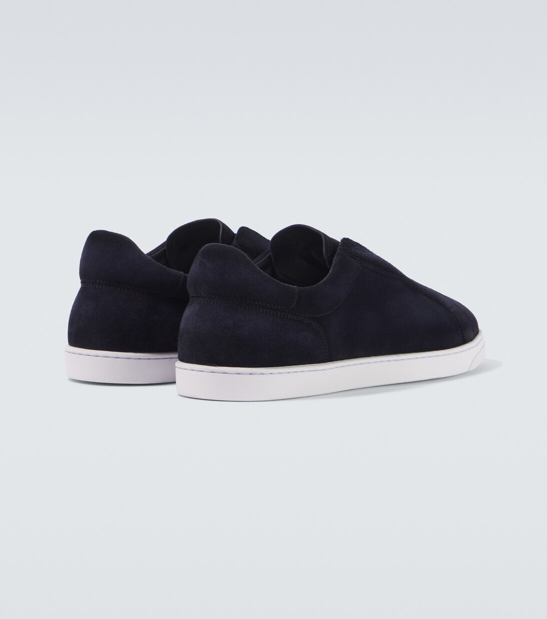 Open suede sneakers | Magnanni