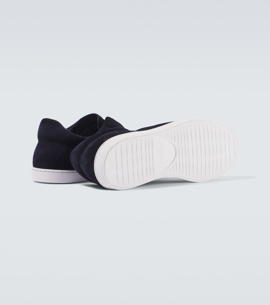 Open suede sneakers | Magnanni