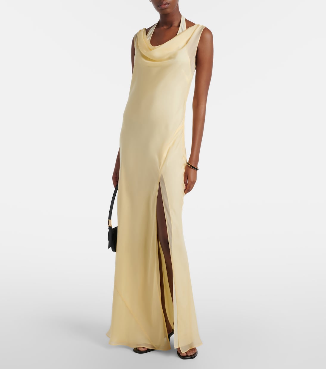 Strobe off-shoulder maxi dress | SIR