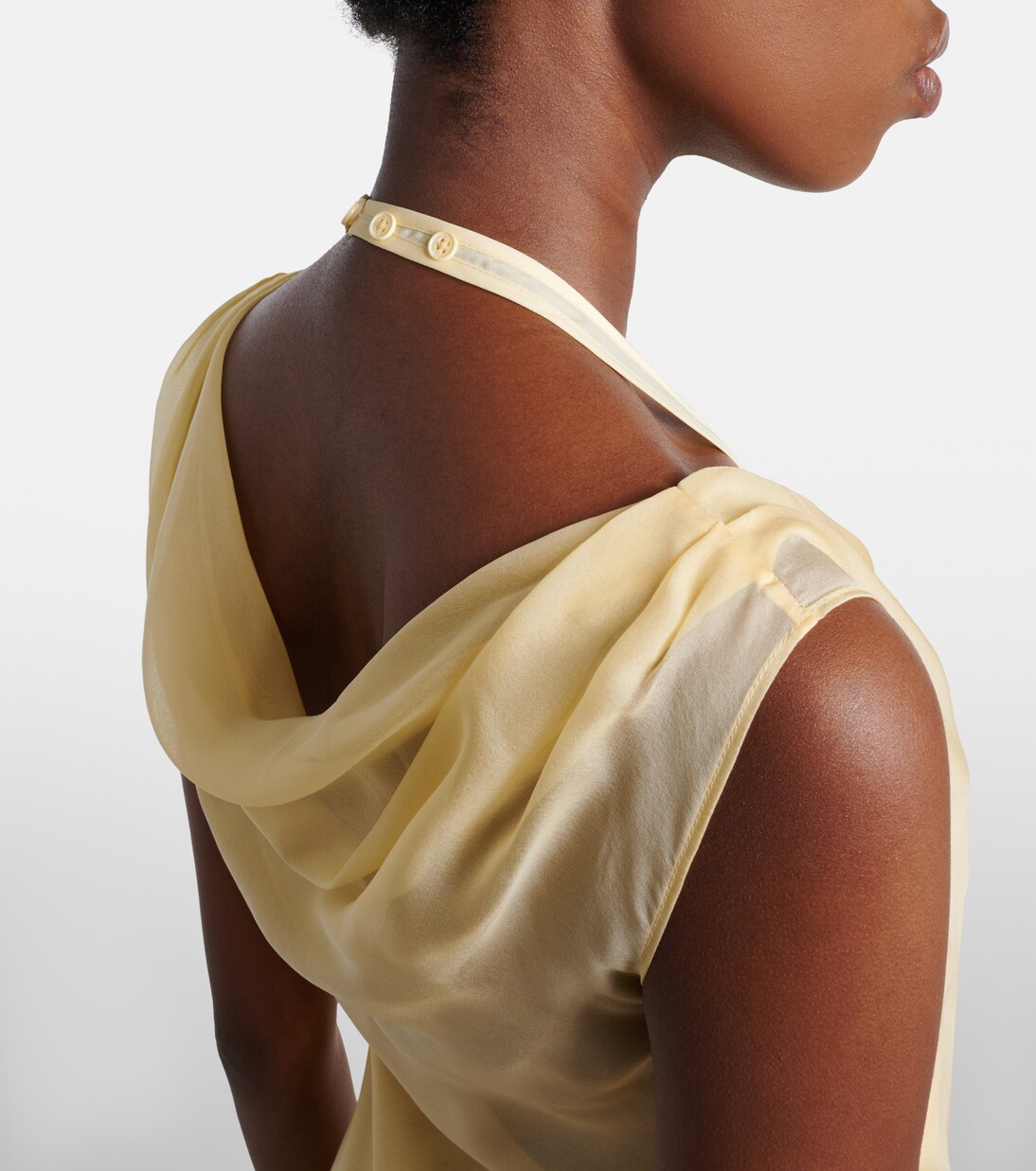 Strobe off-shoulder maxi dress | SIR