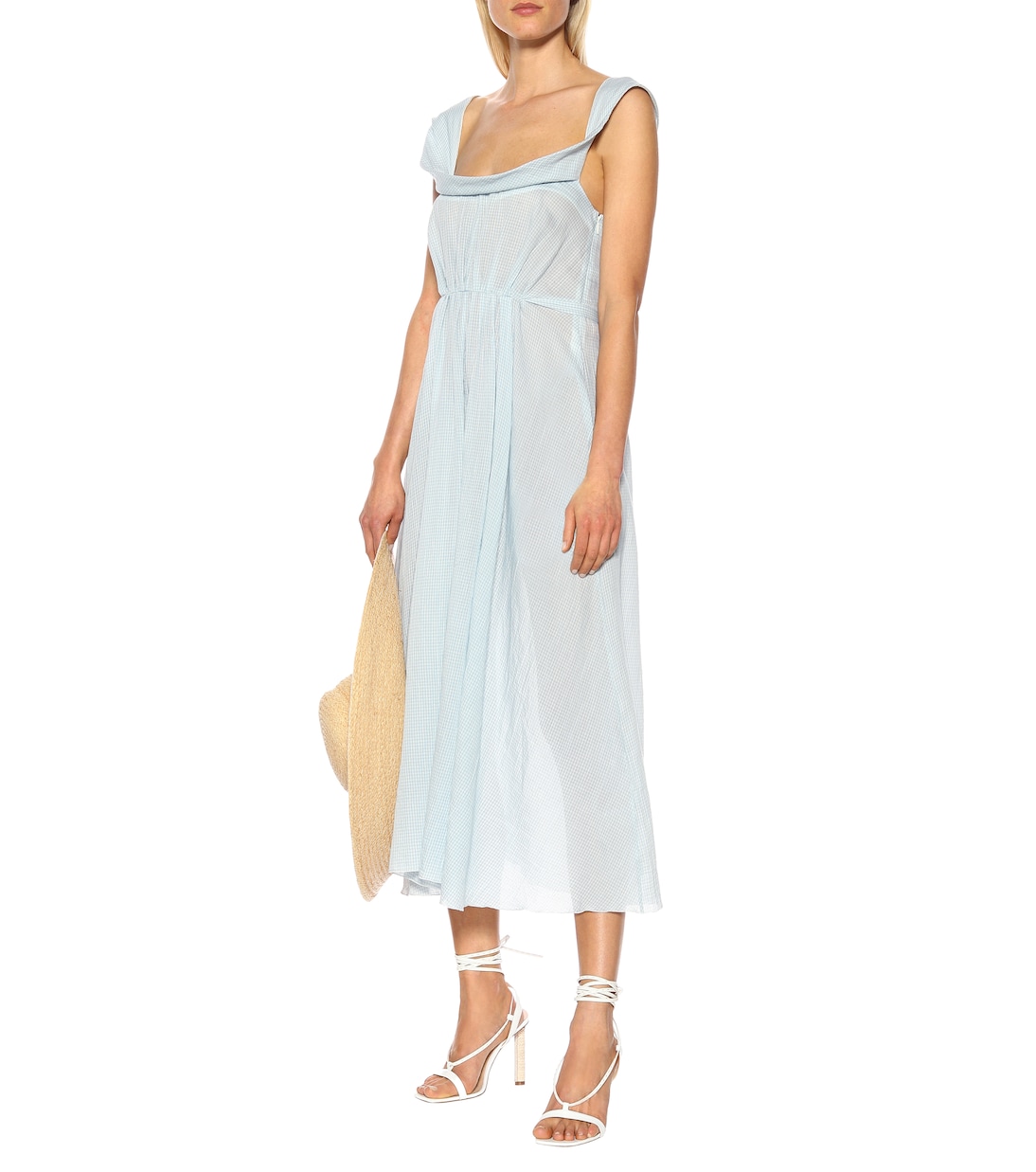 Robe midi Davi en coton | Brock Collection