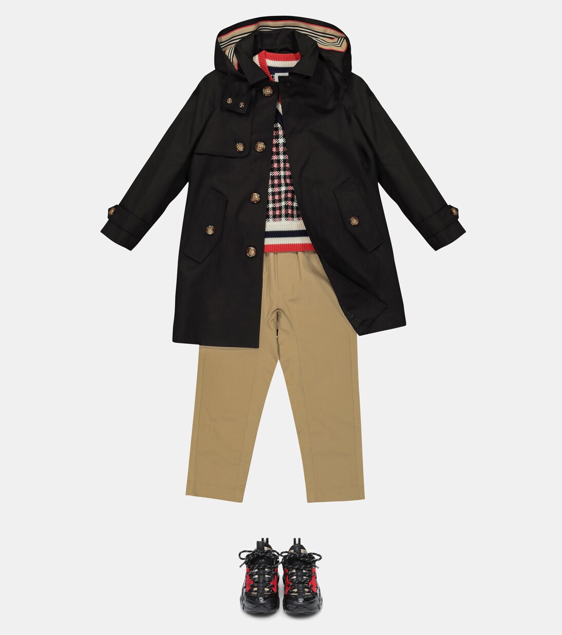 Mantel aus Baumwoll-Twill | Burberry Kids