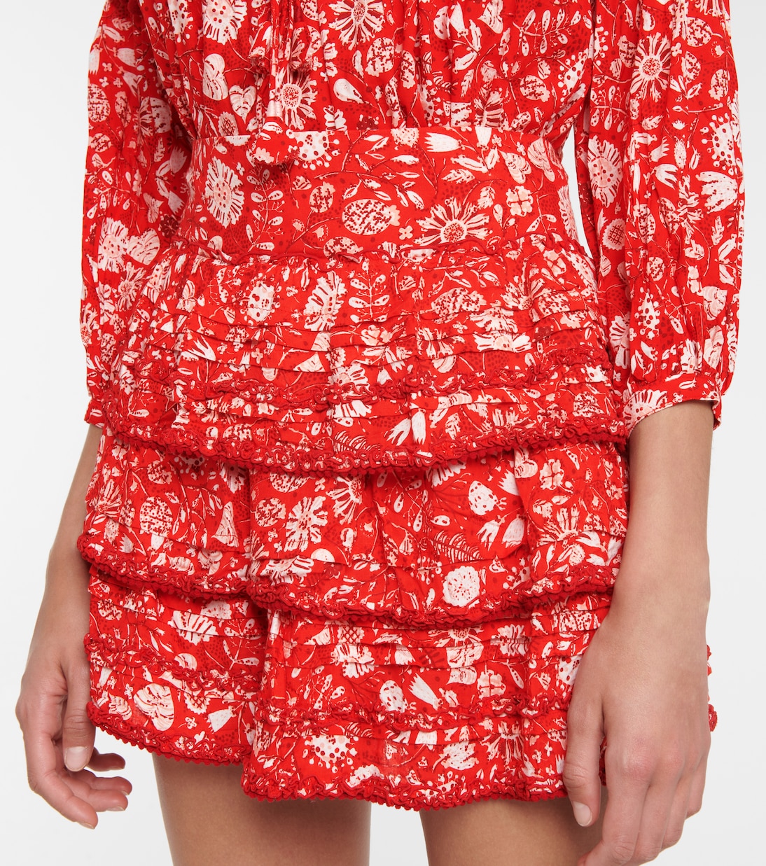 Bibi floral miniskirt | Poupette St Barth