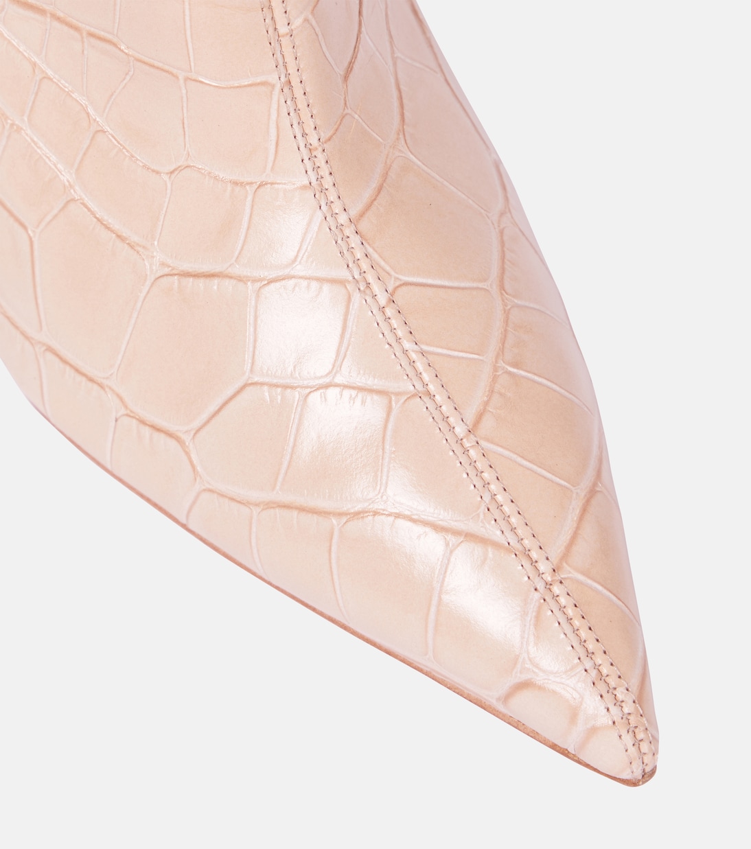 Botines de piel efecto cocodrilo | Christian Louboutin