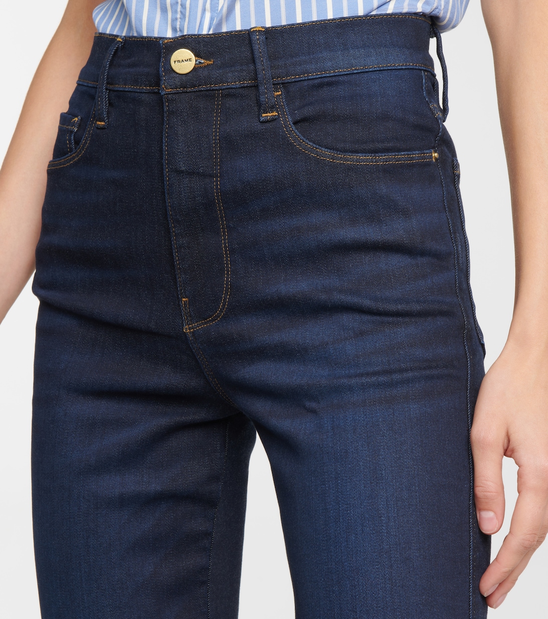 Le Sylvie jeans high-rise slim jeans | Frame