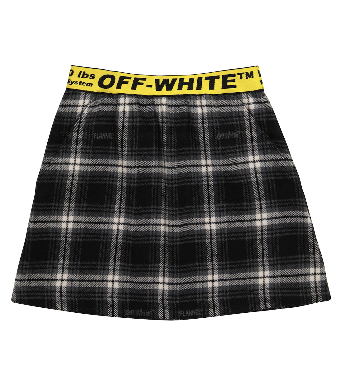 Minirock aus Flanell | Off-White Kids