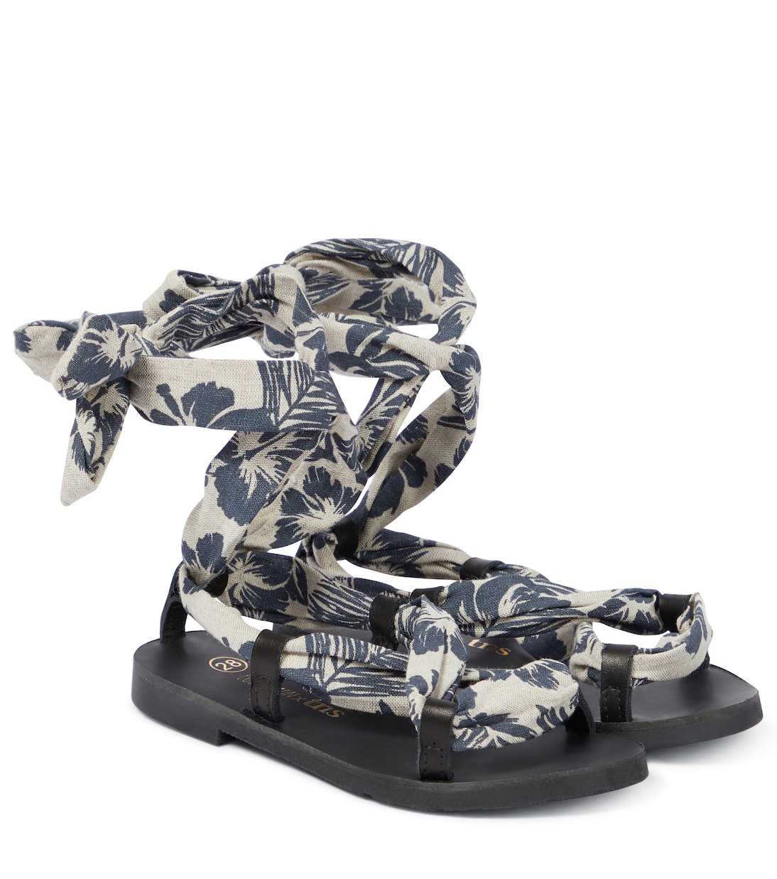 Sandalias Hibiscus de lona y piel | The New Society