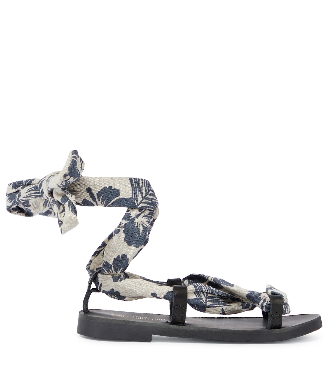 Sandalias Hibiscus de lona y piel | The New Society