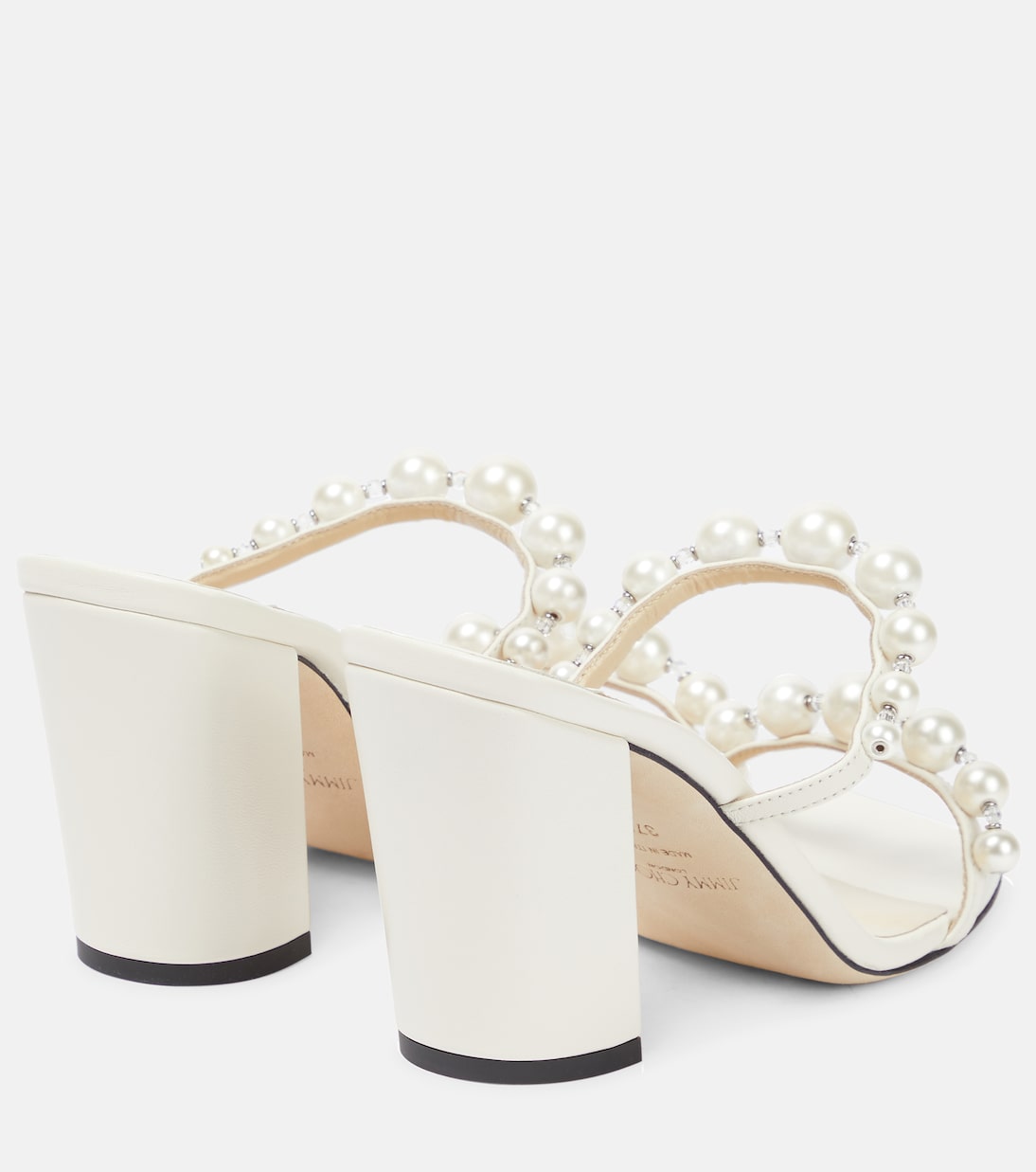 Amara 85 embellished satin sandals | Jimmy Choo