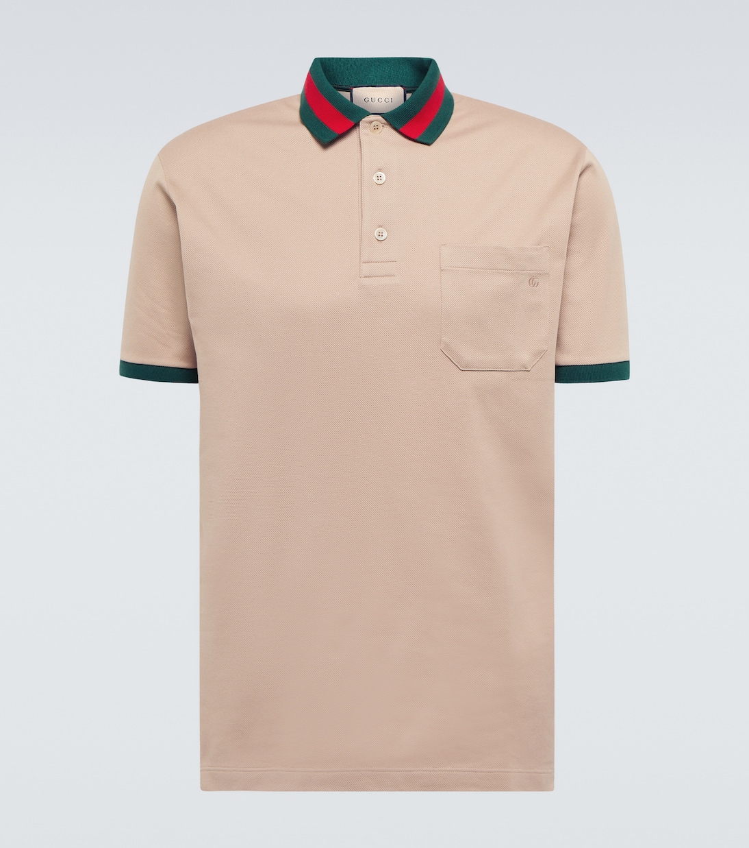 Polo de piqué con Web | Gucci