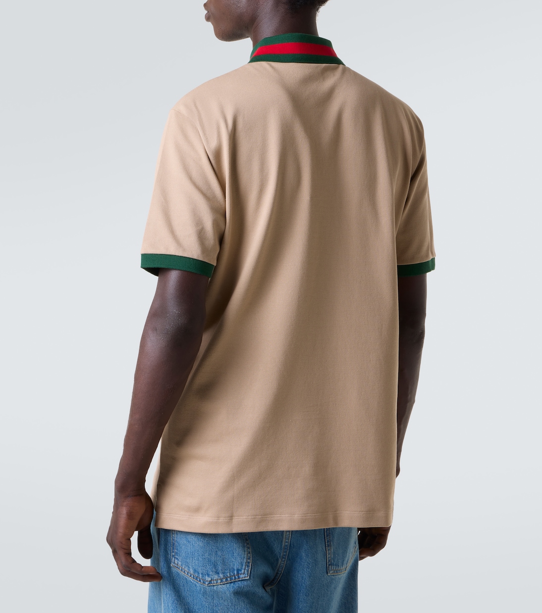Polo de piqué con Web | Gucci