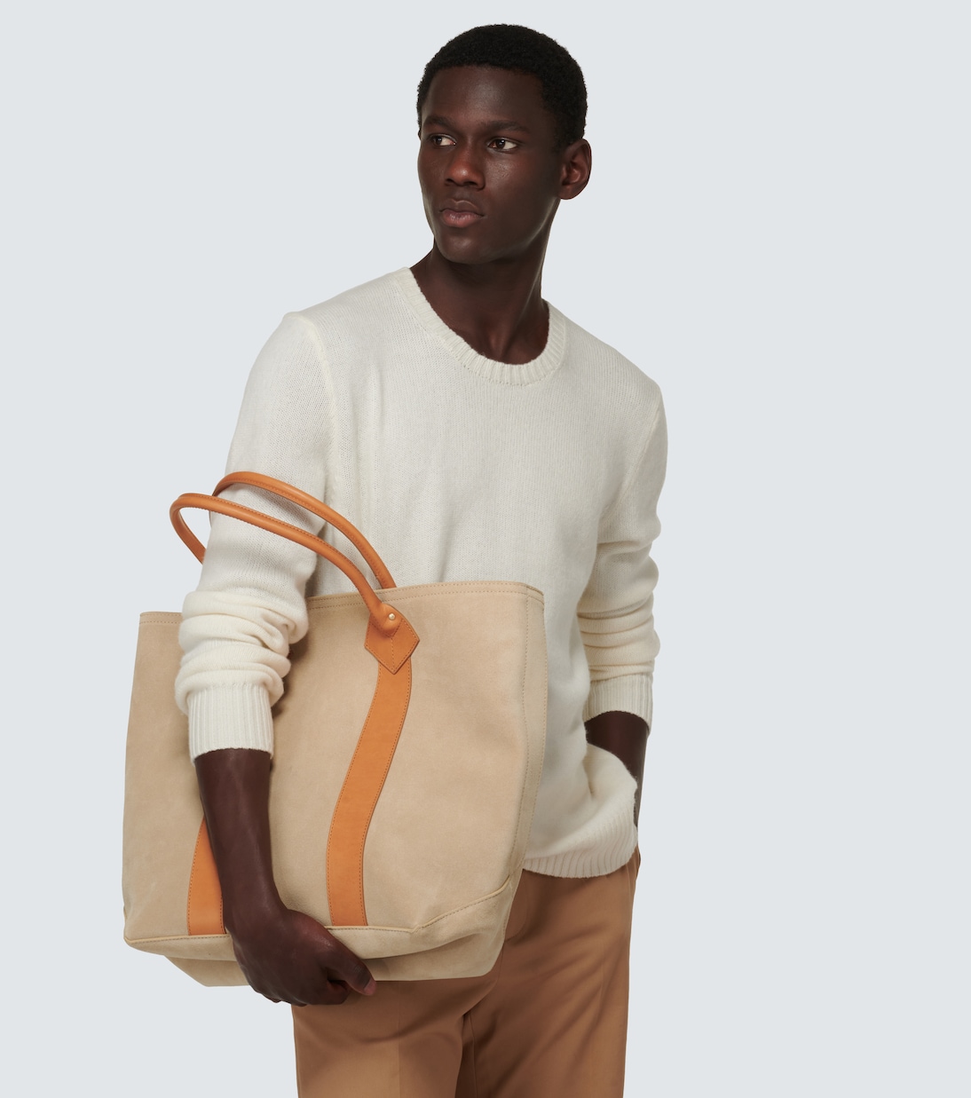 Borsa Medium Utility in suede | Haulier