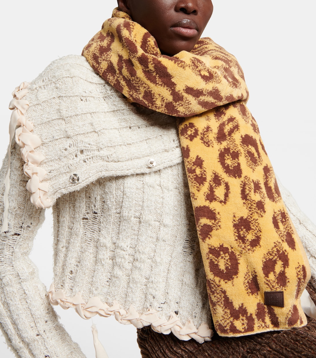 Printed cotton scarf | Acne Studios