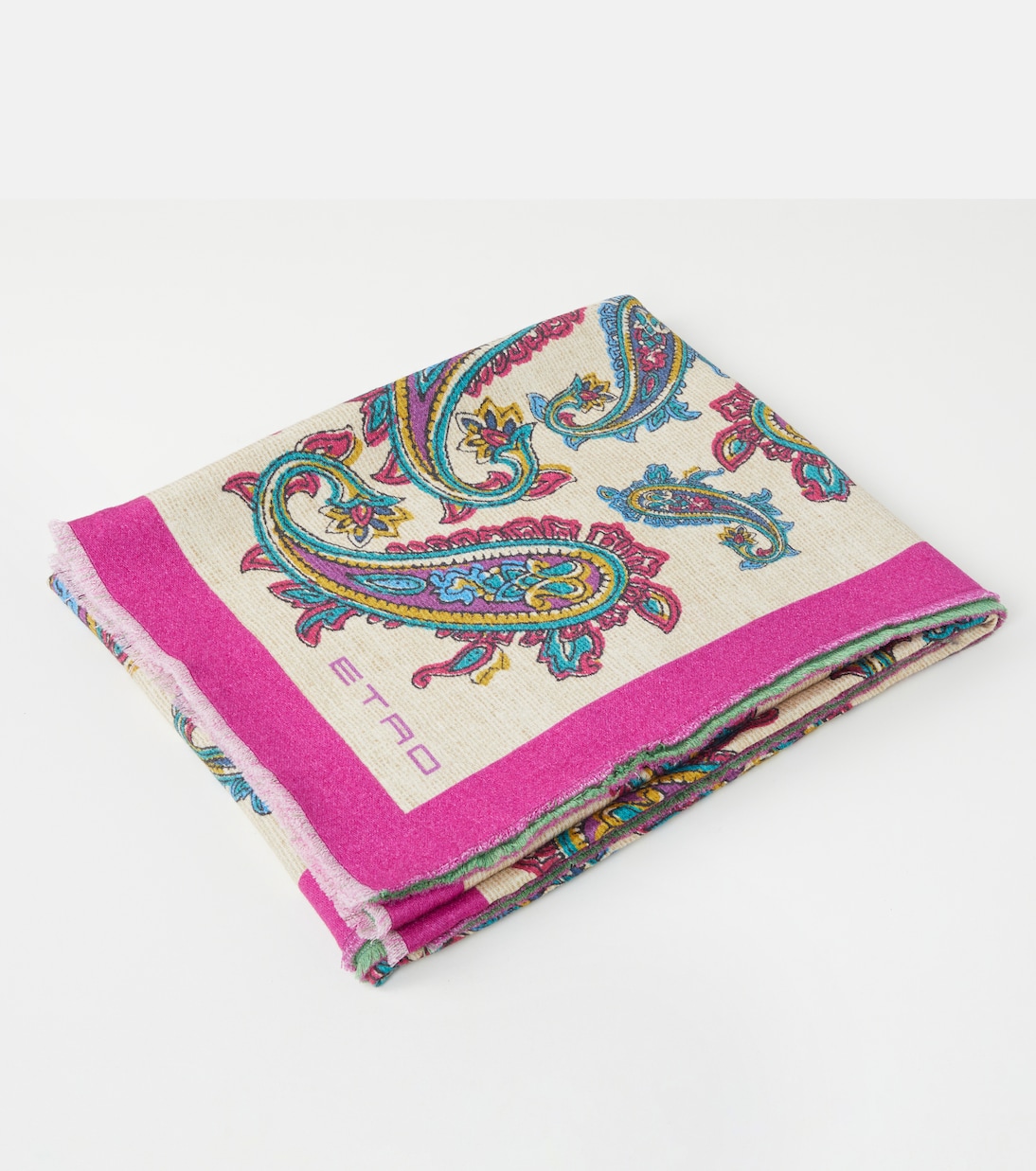 Paisley virgin wool throw | Etro