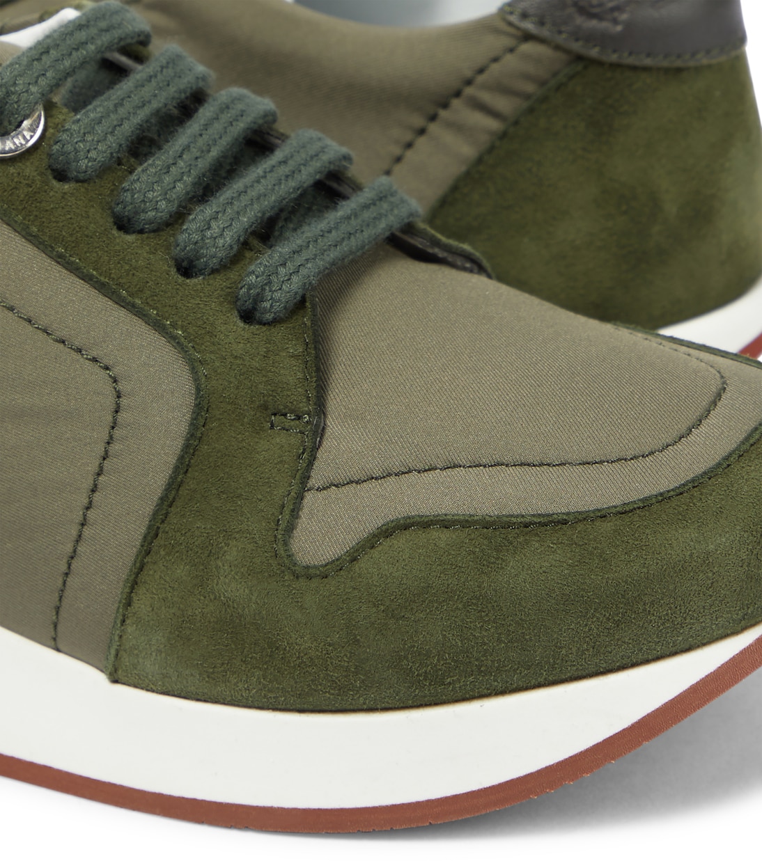 My Wind suede-trimmed sneakers | Loro Piana Kids