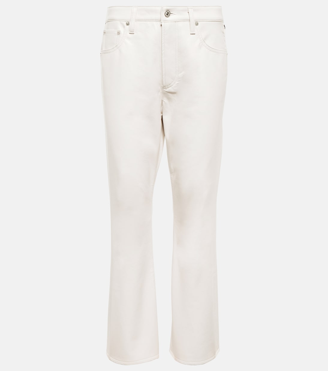 Isola leather-blend cropped bootcut pants | Citizens of Humanity