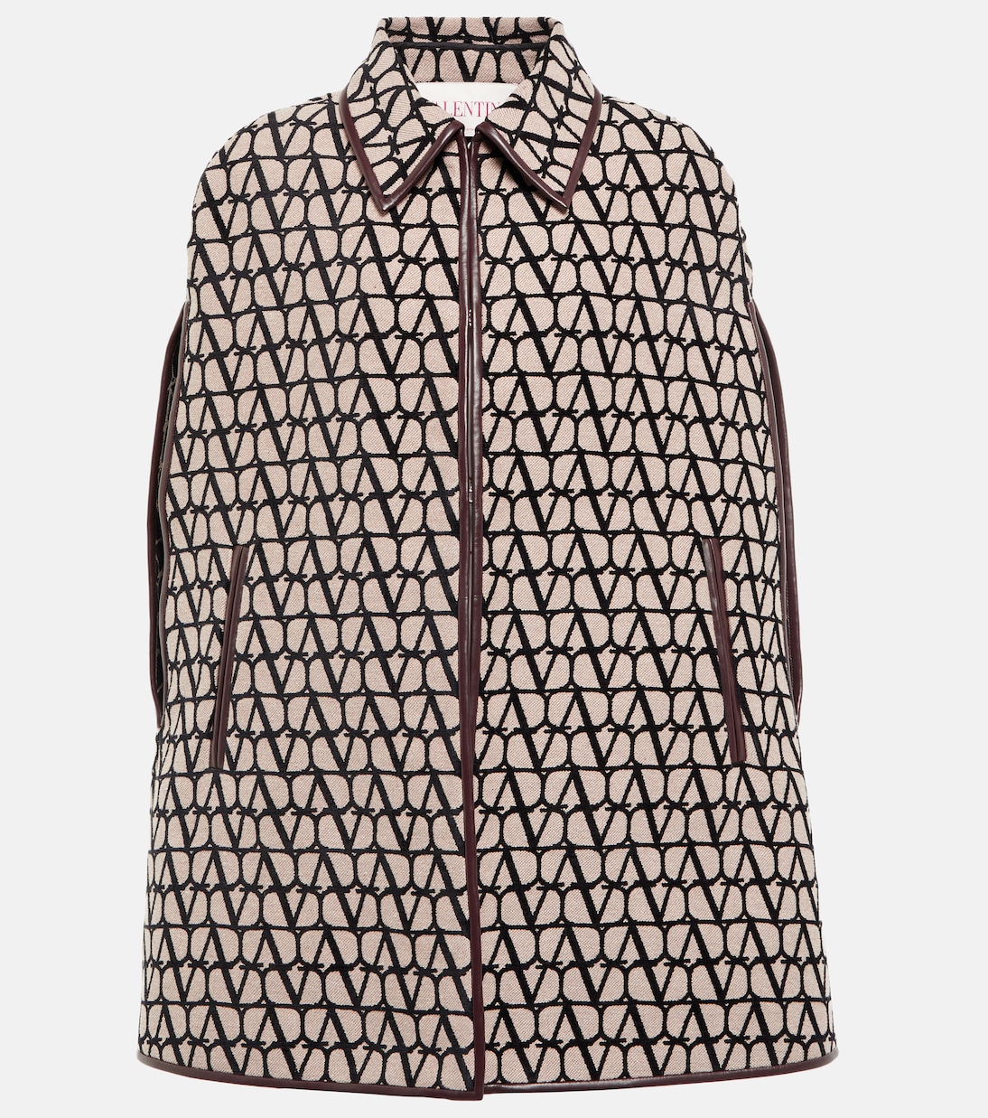 Mantella Toile Iconographe con pelle | Valentino