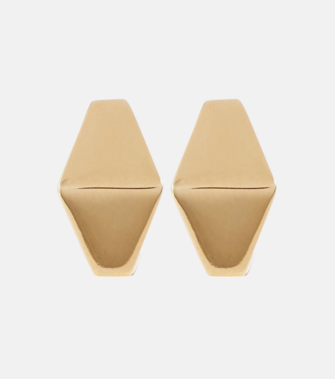 Deco Rombo Mini 9kt gold earrings | Aliita