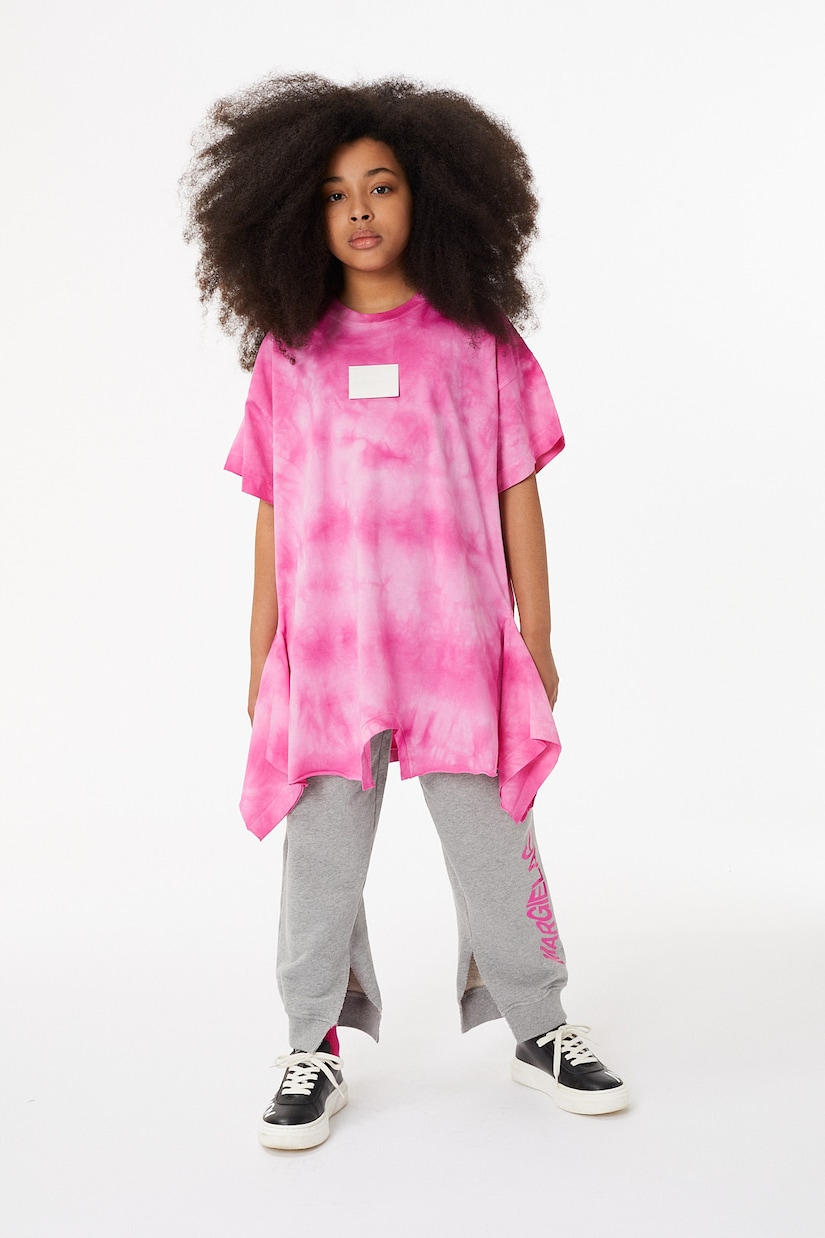 Vestido estilo camiseta tie-dye | MM6 Maison Margiela Kids