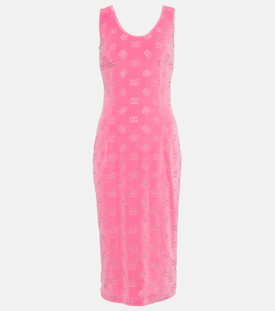 Midikleid DG aus Baumwoll-Jersey | Dolce&Gabbana