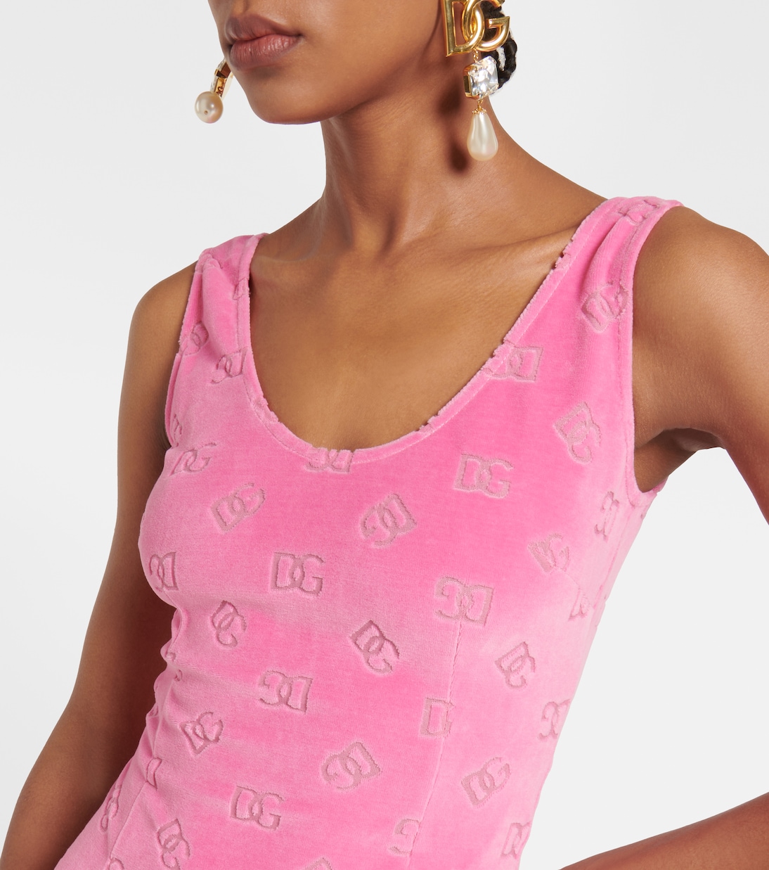 Midikleid DG aus Baumwoll-Jersey | Dolce&Gabbana