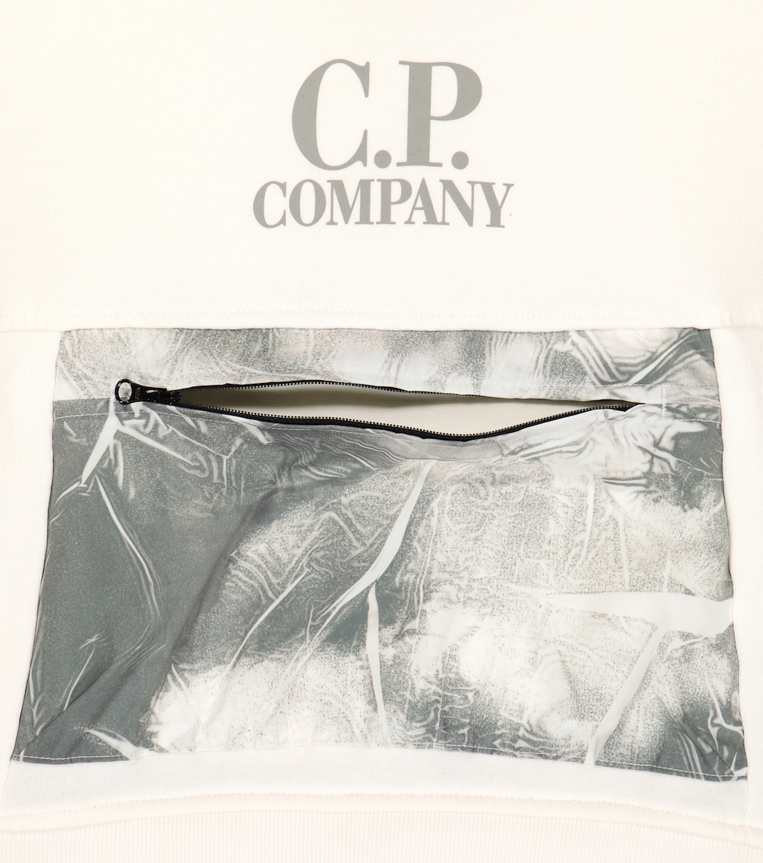 Printed cotton hoodie | C.P. Company Kids