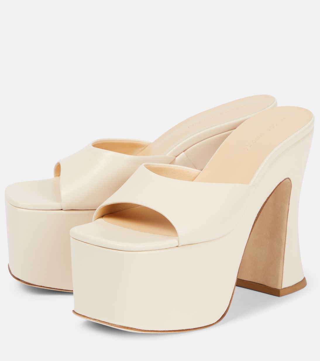 Leather platform mules | Magda Butrym