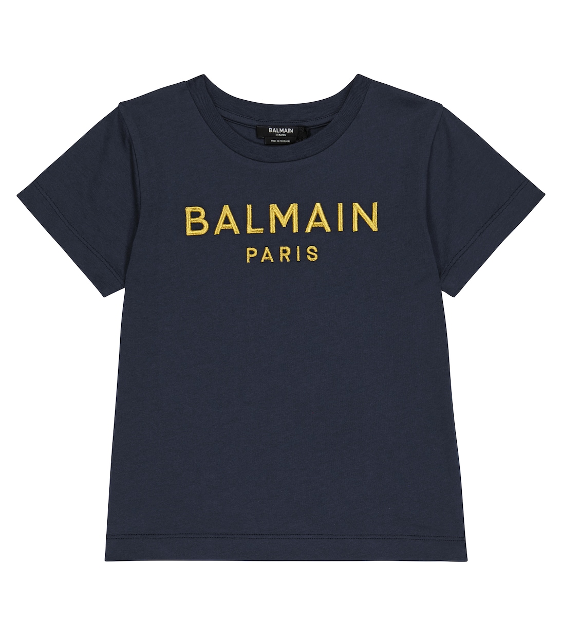 Camiseta de algodón con logo | Balmain Kids