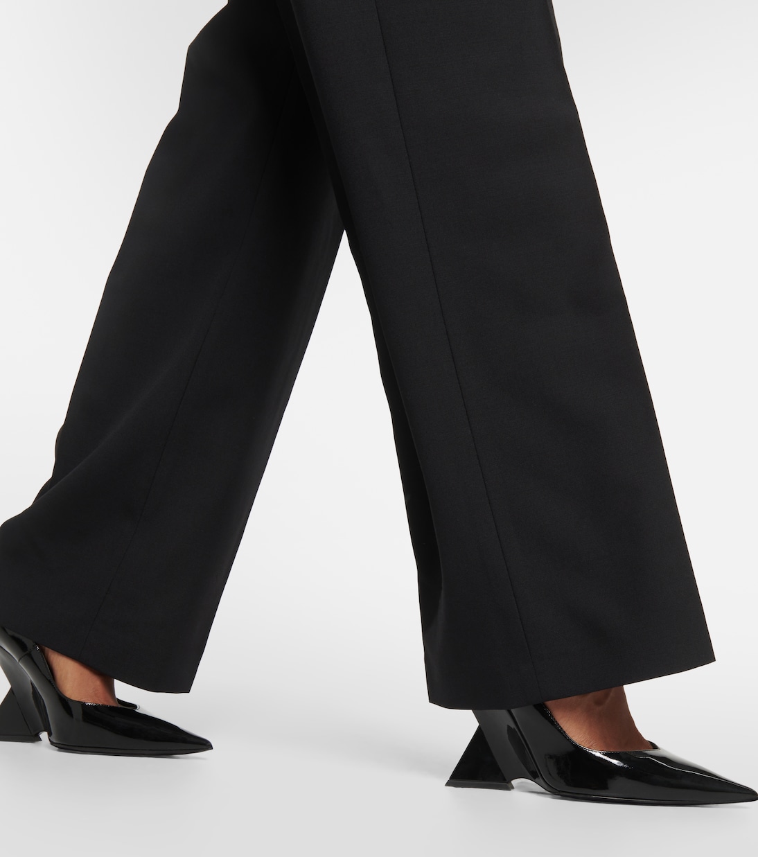 Pantaloni regular in lana con cut-out | Dion Lee