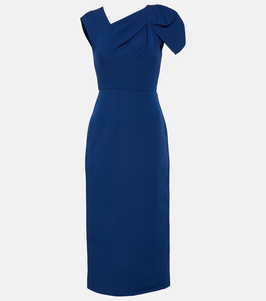 Wool and silk midi dress | Roland Mouret