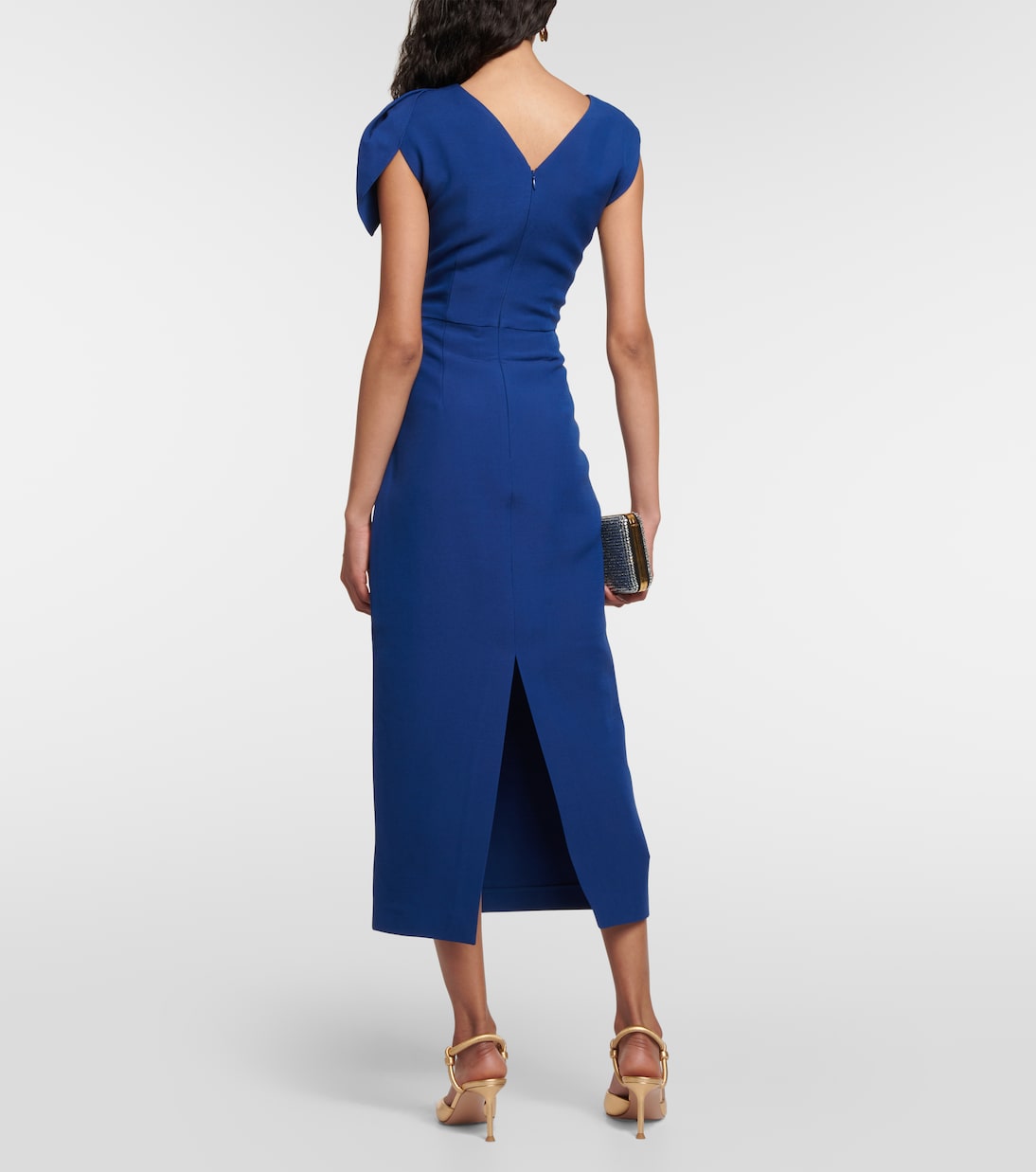 Wool and silk midi dress | Roland Mouret