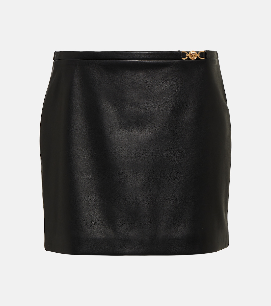 Mini-jupe Medusa ‘95 en cuir | Versace
