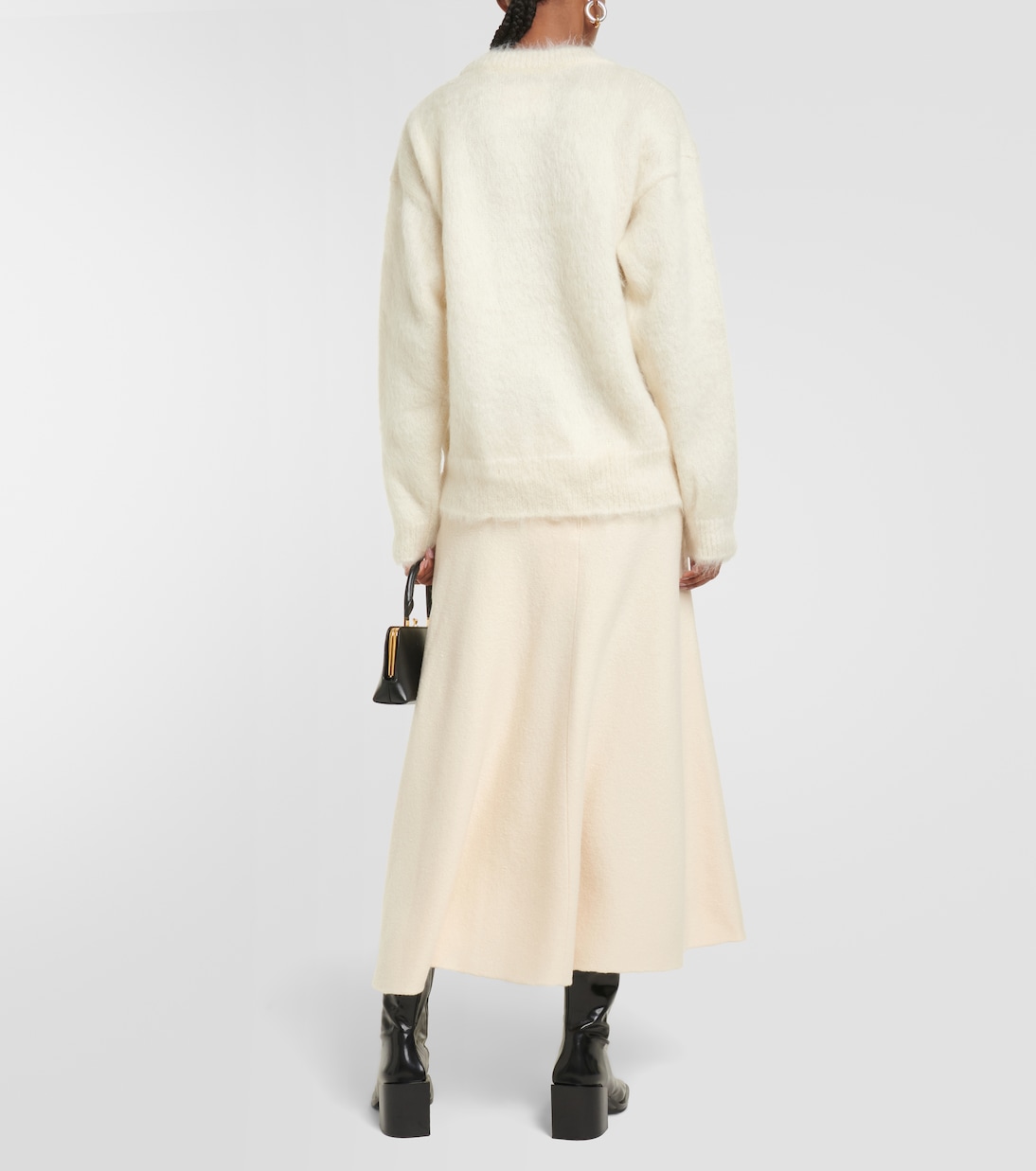 Jersey Monagram en mezcla de mohair | Jil Sander