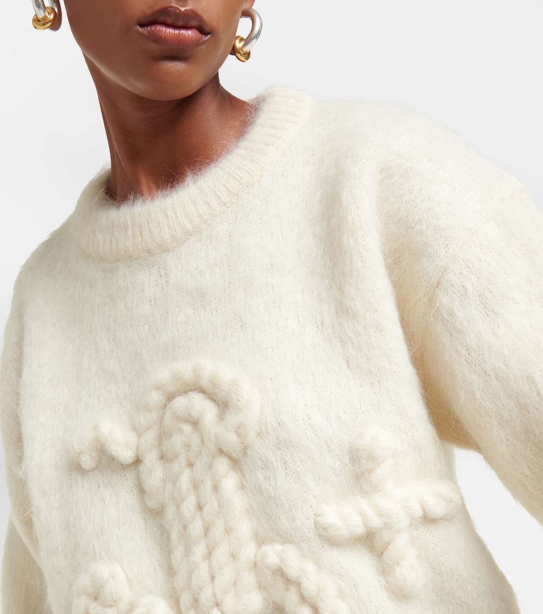 Jersey Monagram en mezcla de mohair | Jil Sander
