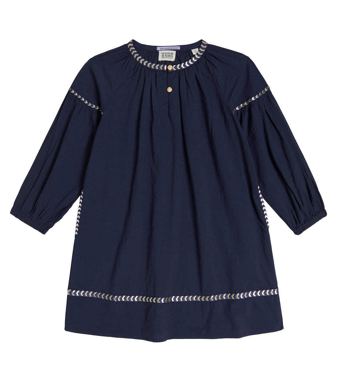 Abito in cotone con ricamo | Scotch & Soda Kids