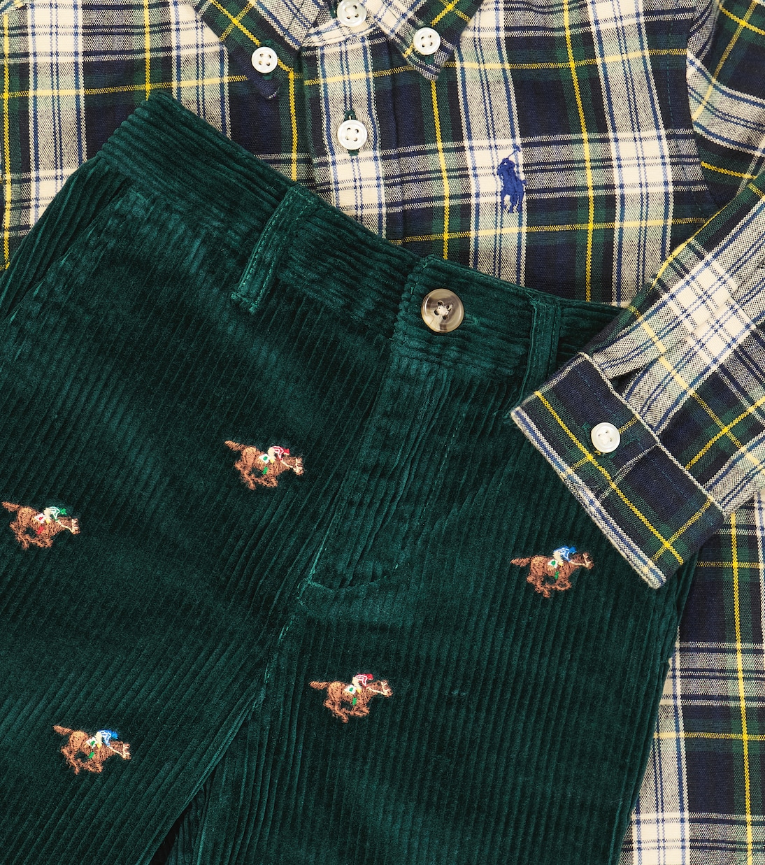 Baby - Camicia e pantaloni in cotone | Polo Ralph Lauren Kids