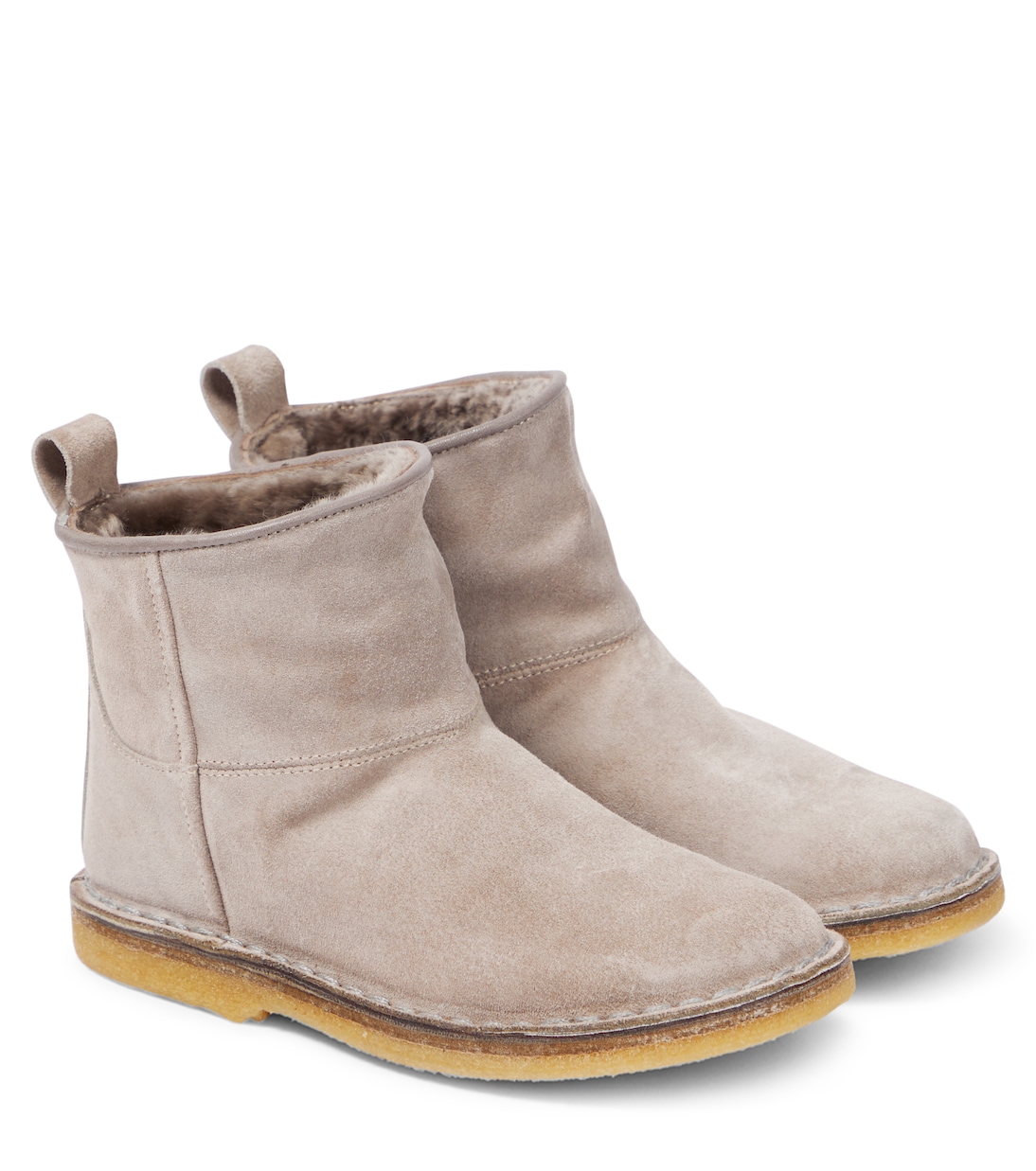 Otter shearling-lined suede boots | PèPè
