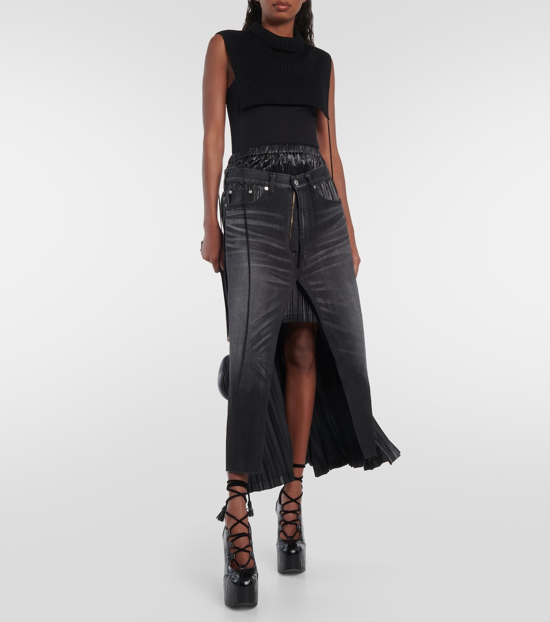 X Levi's® Midirock aus Denim | Junya Watanabe
