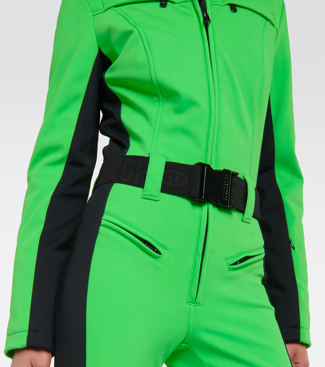 Parry faux fur-trimmed ski suit | Goldbergh
