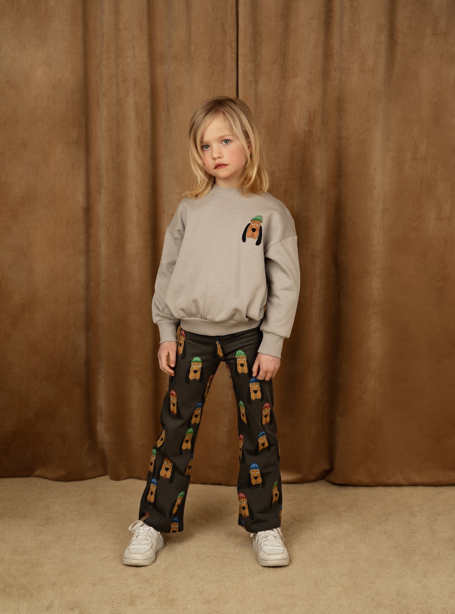 Pantalones flared Bloodhound de mezcla de algodón | Mini Rodini