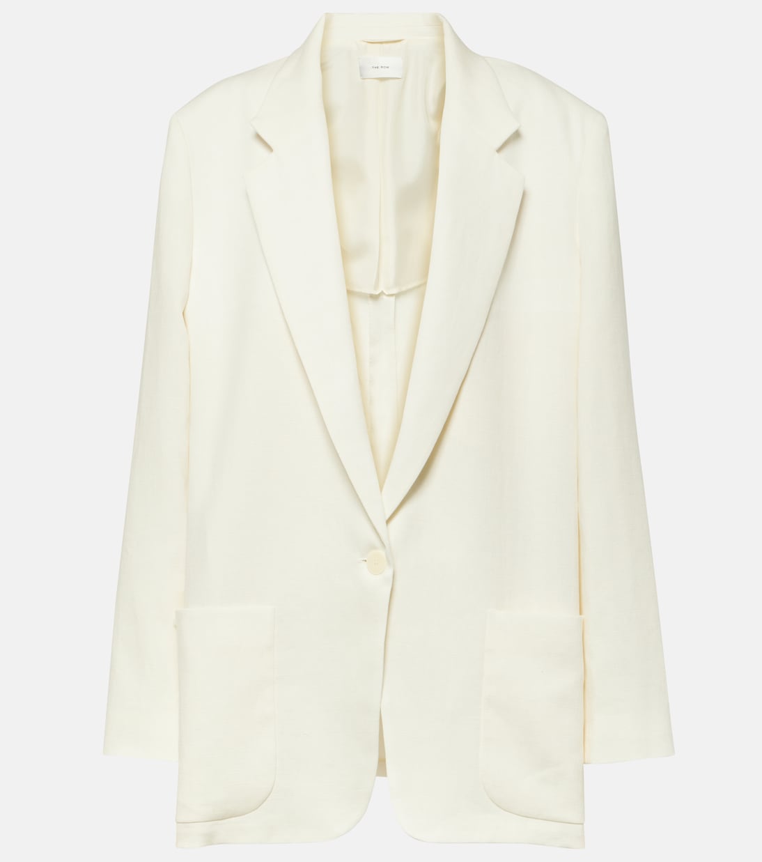 Blazer oversize Enza in lino | The Row